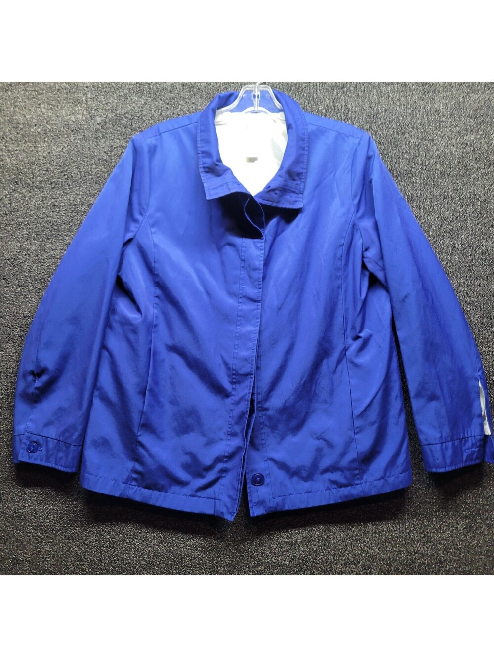 Orvis Men's Sz M Blue Button-Down Shirt Jacket